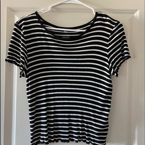 Black and white stripped top